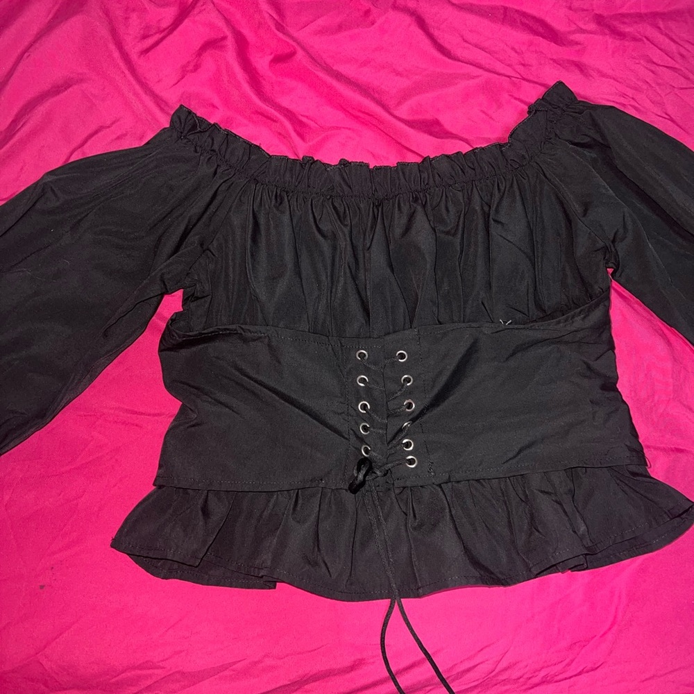 Black long sleeve shirt